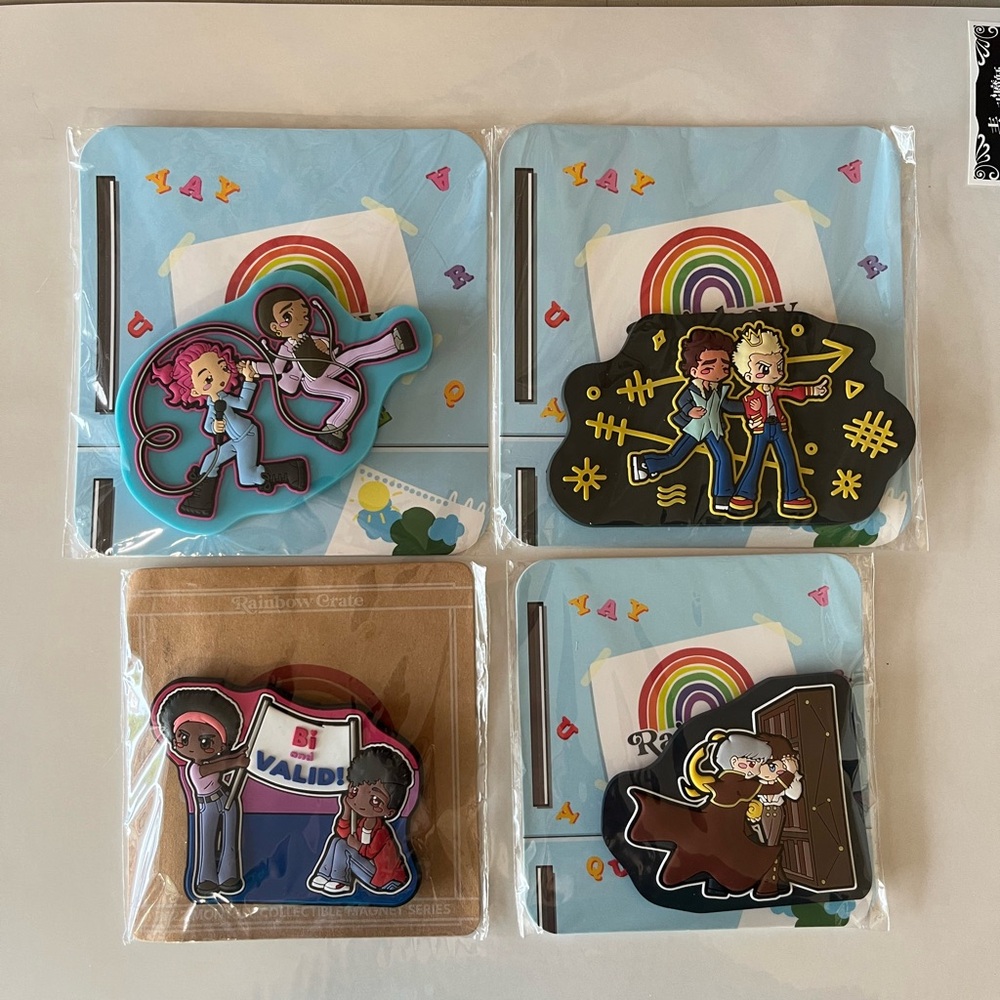 Rainbowcrate Book Character Magnets